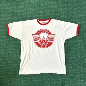 Vintage Weezer Red Ringer T Shirt XL 90s Y2K